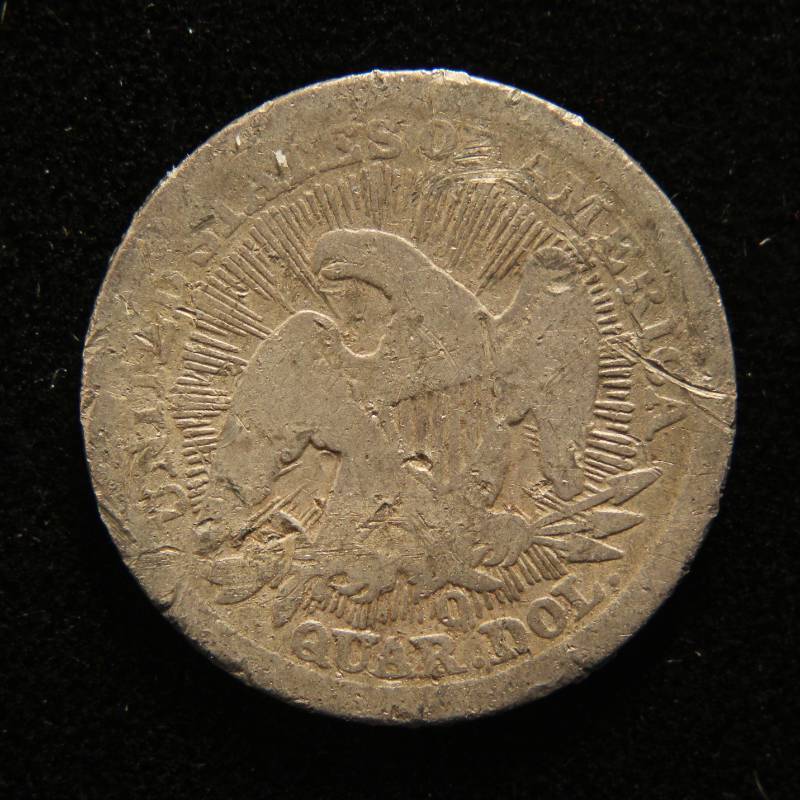 lot 50 image: 1853-O ARROWS & RAYS SEATED LIBERTY QUARTER