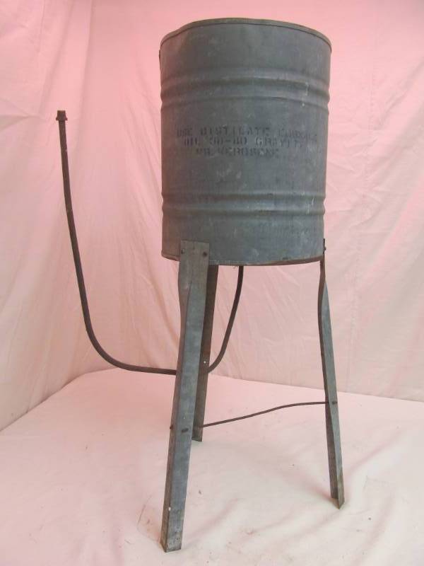 Distillate furnace on stand