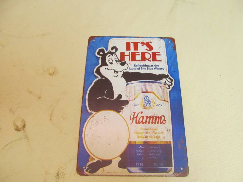 tin sign