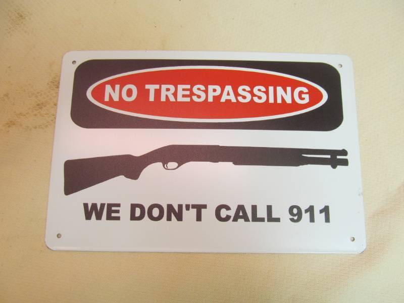 tin sign