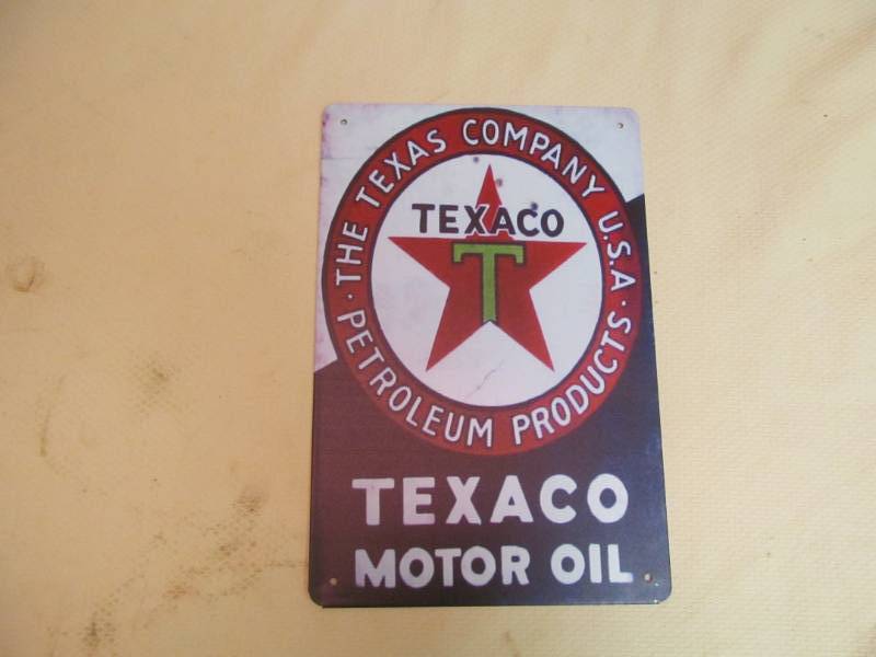 tin sign