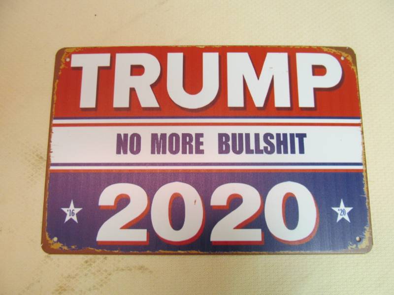 tin sign
