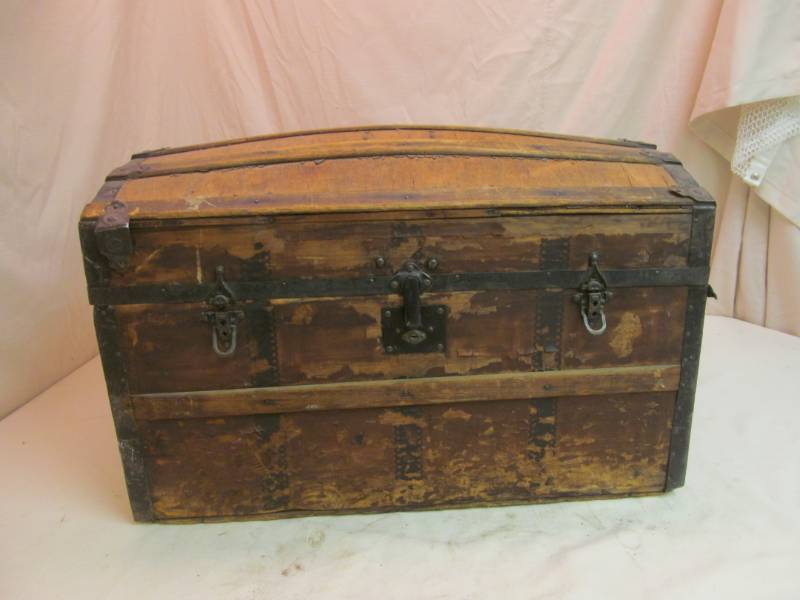 vintage travelers chest