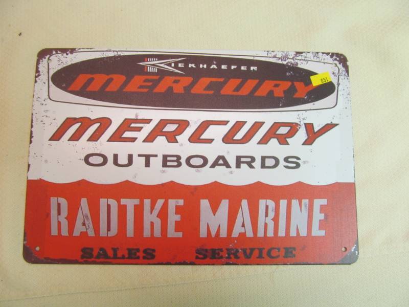 tin sign