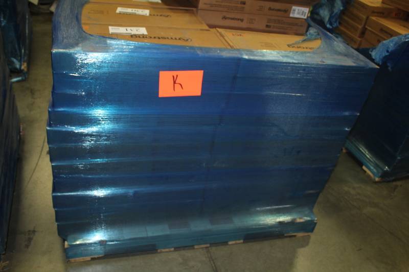 lot 231 image: Lot of (22) Boxes of Armstrong Flooring 12x24in. VCT Tiles Pearl 44 sq.ft. 22-Count