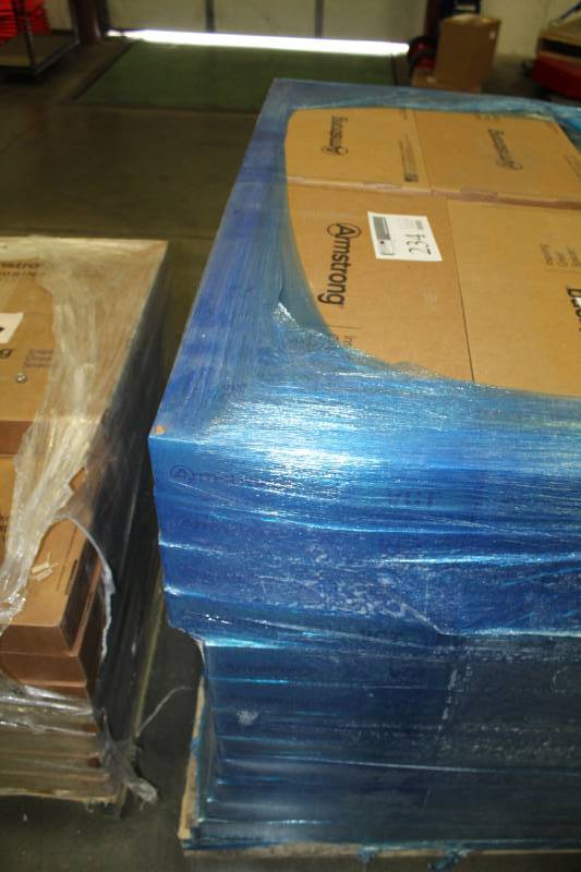 lot 234 image: Lot of (24) Boxes of Armstrong Flooring 12x24in. VCT Tiles Pearl 44 sq.ft. 22-Count