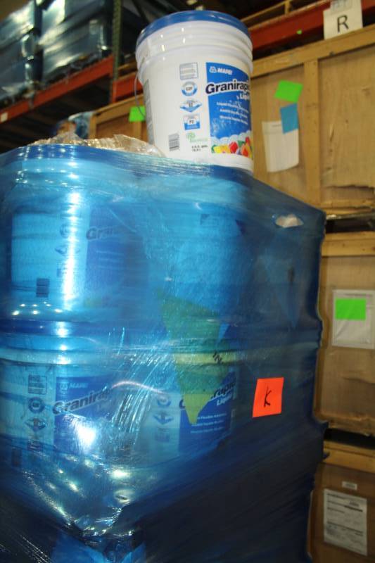 lot 256 image: Lot of (10) Mapei Granirapid Liquid Flexible Admixture 5-Gallon Pail