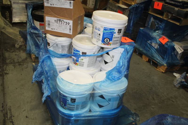 lot 273 image: Lot of (6) Mapei Kerapoxy Epoxy Grout and Mortar 2-Gallon Pail