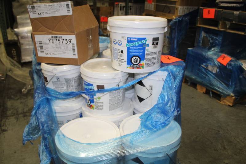 lot 276 image: Lot of (6) Mapei Kerapoxy Epoxy Grout and Mortar 2-Gallon Pail