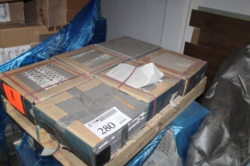 lot 280 image: Lot of (6) Boxes of Fire Aisle Flooring 11.38 sq.ft. 12-Count