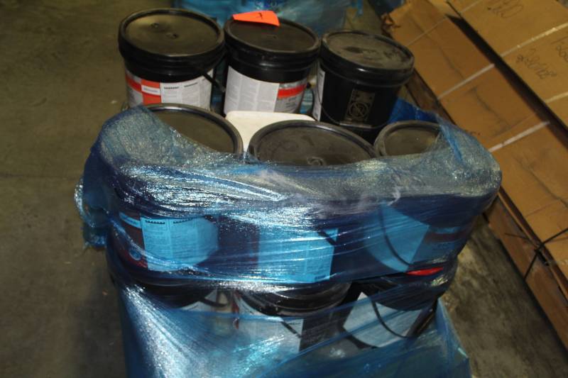 lot 278 image: Lot of (5) Johnsonite 960 Wall Base Adhesive 4-Gallon Pail