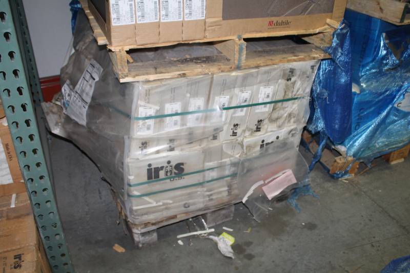 lot 288 image: Lot of (10) Boxes of 12x12in. Ceramic Tiles Snow Polished