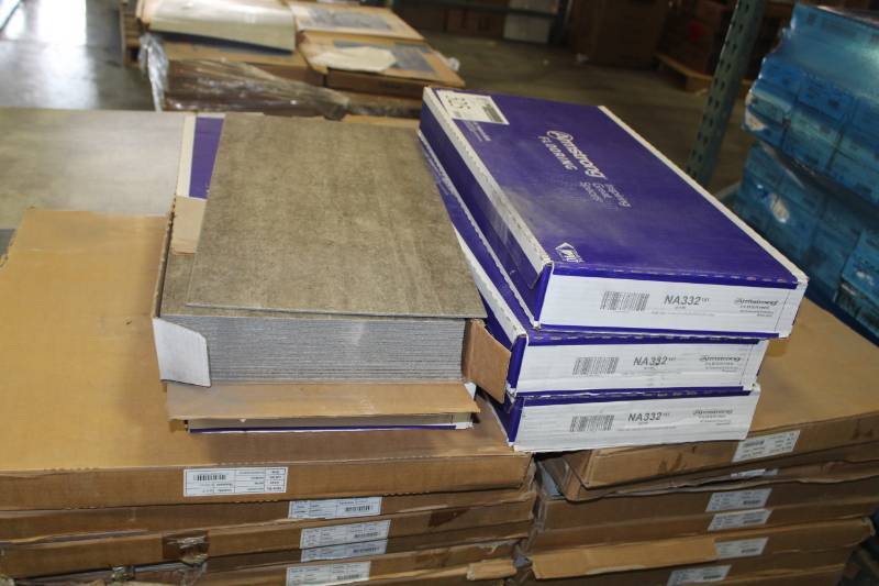 lot 325 image: Lot of (5) Boxes of Armstrong Flooring VCT Tiles 44 sq.ft. 22-Count