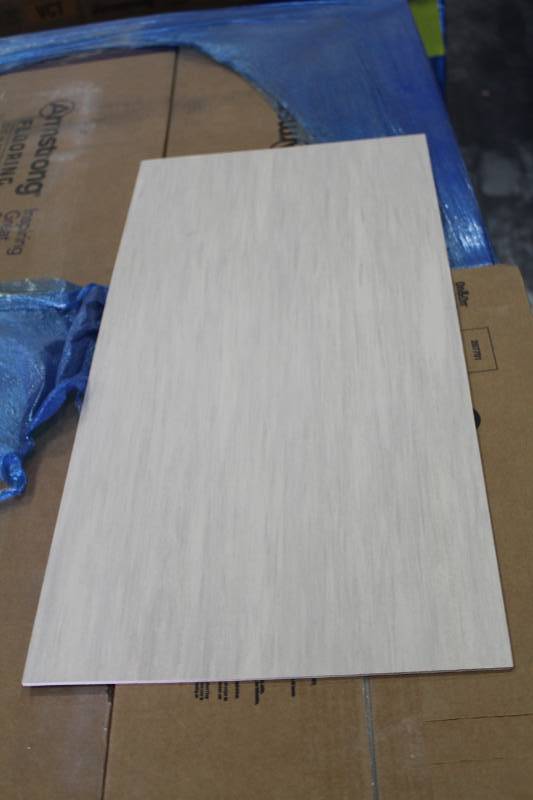 lot 308 image: Lot of (24) Boxes of Armstrong Flooring 12x24in. VCT Tiles Pearl 44 sq.ft. 22-Count