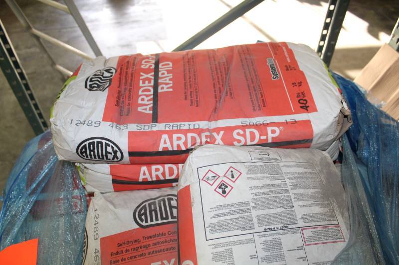lot 426 image: Lot of (10) Ardex K 60 Rapid Setting Latex Smoothing and Leveling Compound 35lbs. Bags