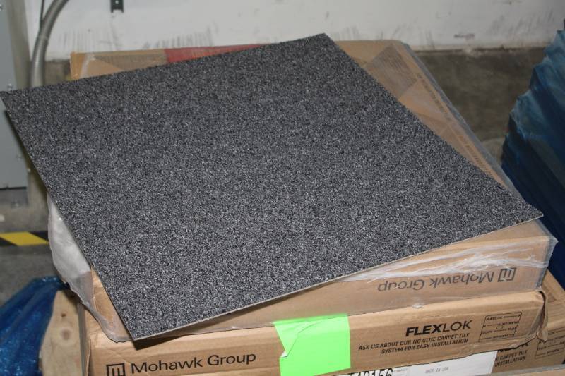 lot 412 image: Lot of (11) Boxes of Accountable II Carpet Tiles 18-Count