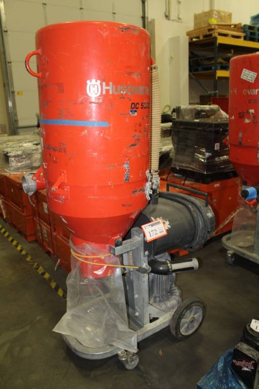 lot 172 image: Husqvarna DC 5500 Concrete Grinder Dust Collection Vacuum