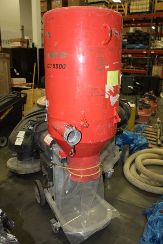 lot 174 image: Husqvarna DC 5500 Concrete Grinder Dust Collection Vacuum