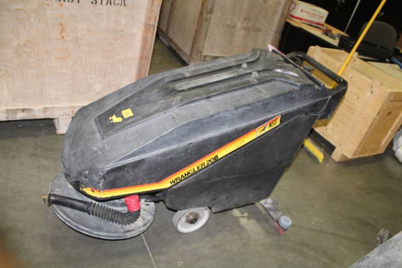 lot 177 image: NSS Wrangler 208 Commercial Walk-Behind Floor Cleaner