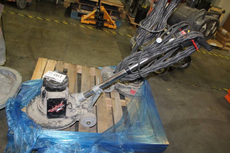 lot 180 image: Taylor Tools Extreme Machine Floor Polisher