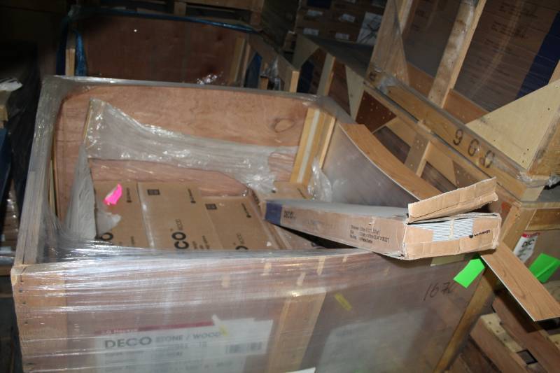 lot 217 image: Lot of (10) Boxes of Deco Wood Flooring 3.94x36.22in. 36-count