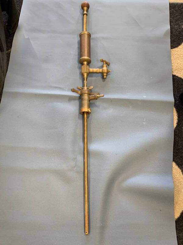 lot 76 image: Original Brass Tap for ITEM #75 The Cleveland 45 Long