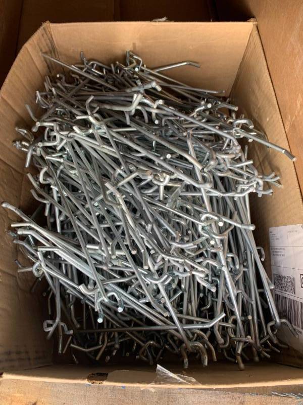 lot 111 image: 2 Boxes Peg Hooks