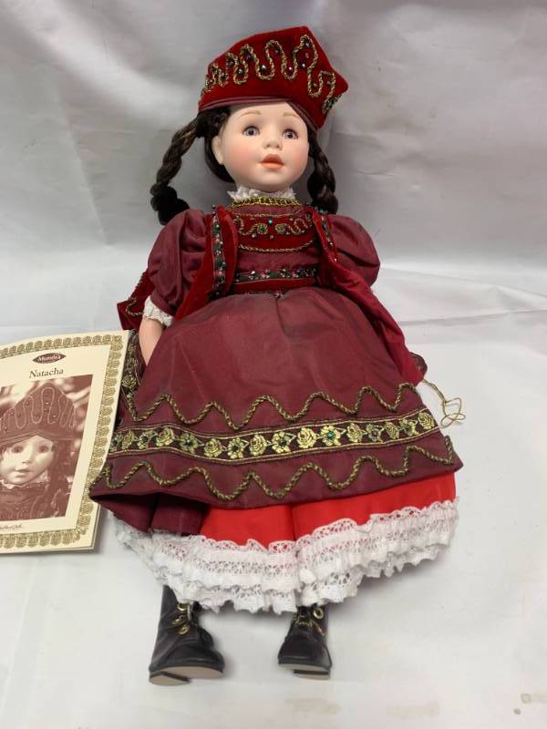 lot 106 image: Natacha 18 Porcelain Doll (no box)