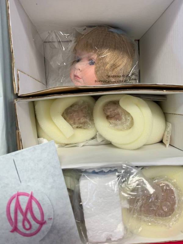 lot 71 image: Marie Osmond Baby Jo Ann Porcelain 11 Doll $99 Retail