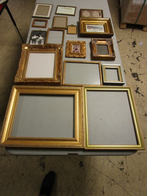 lot 135 image: VINTAGE GILDED-LIKE FRAMES, AND OTHER FRAMES