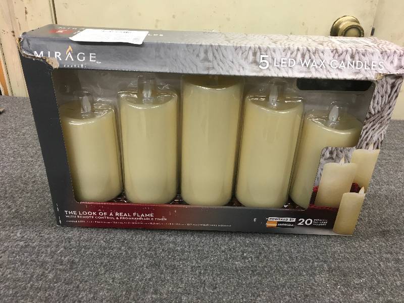 5 Pk. Led Candle Set, Retail $39.99