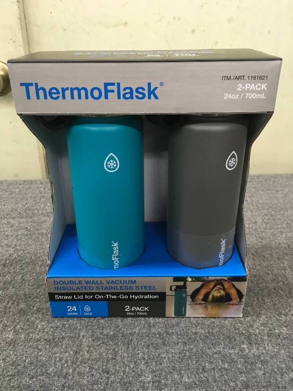 2 Pk 24 Oz, Thermoflask, Retail $19.99