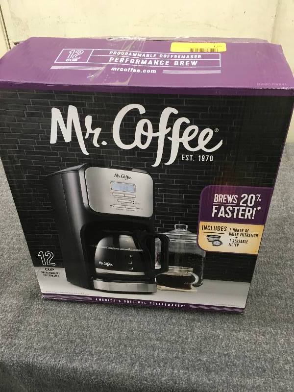 Mr. Coffee 12 Cup, Retail $29.99