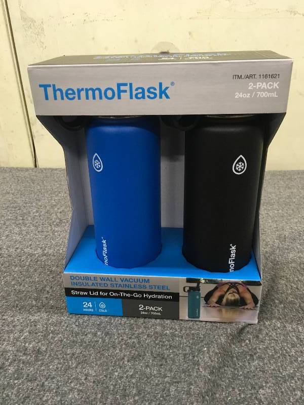 2 Pk 24 Oz, Thermoflask, Retail $19.99
