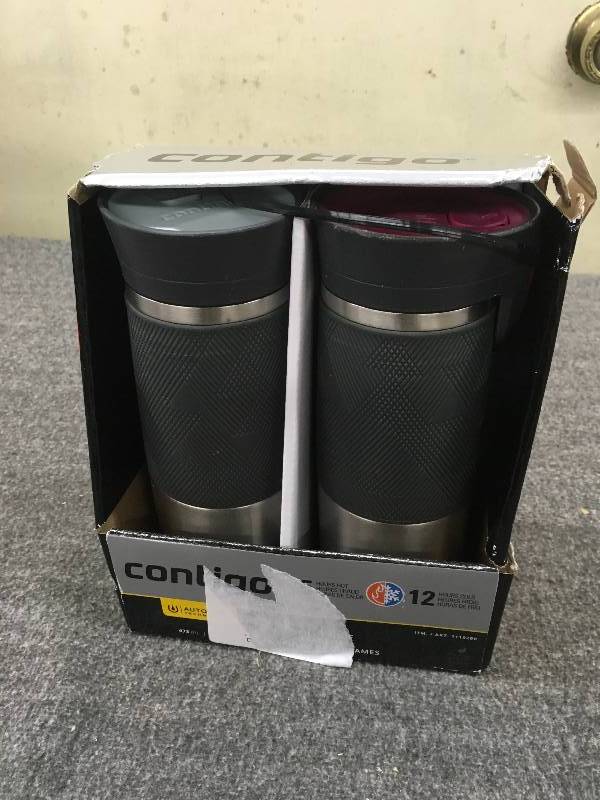 Contigo Thermal Mug 2 Pk, Retail $18.99