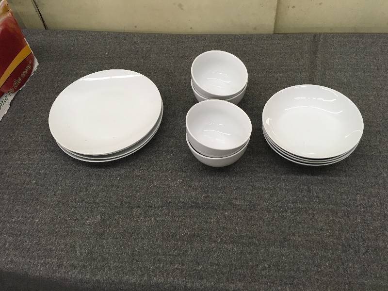 Denmark 12 Pc. Porcelain Dinnerware Set, Retail $14.99