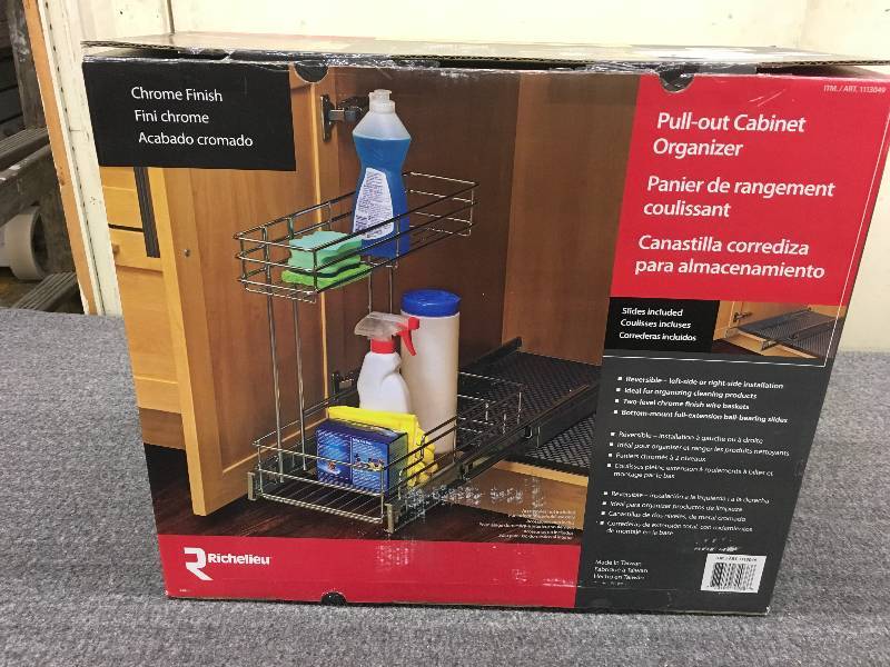 Richelieu Pull- Out Cabinet Organizer, Retail $19.99