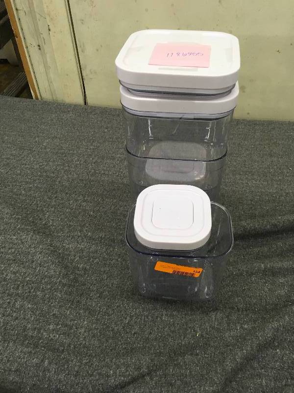 Oxo Soft Works 3 PC. Pop Canister Set, Retail $19.99