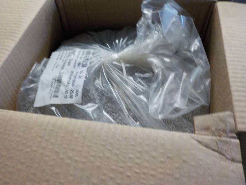 lot 9 image: 55 lbs. Box of Polycarbonates- grad...