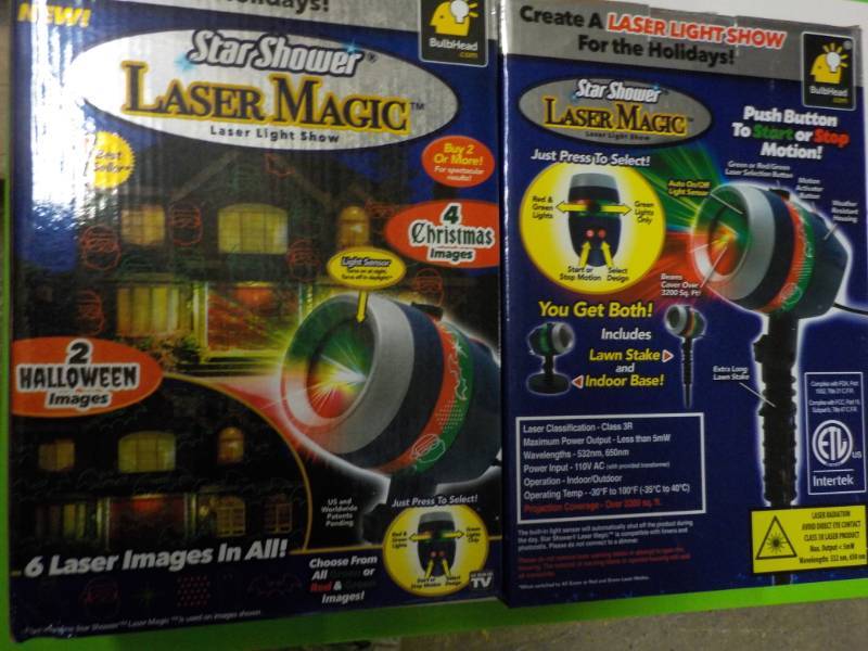 lot 106 image: 2 - Star Shower Laser Magic Laser L...