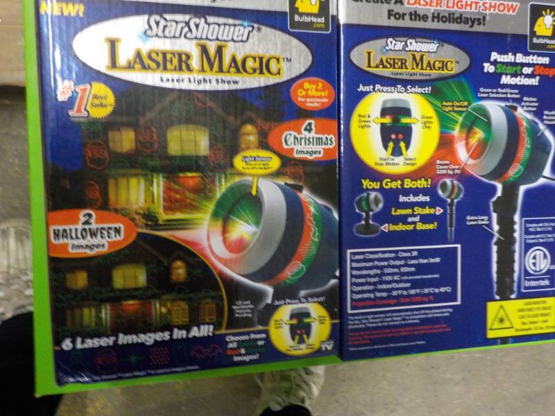 lot 107 image: 2 - Star Shower Laser Magic Laser L...