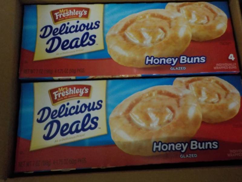 lot 119 image: Case of Honey Buns, 2 - 15 lb. boxe...