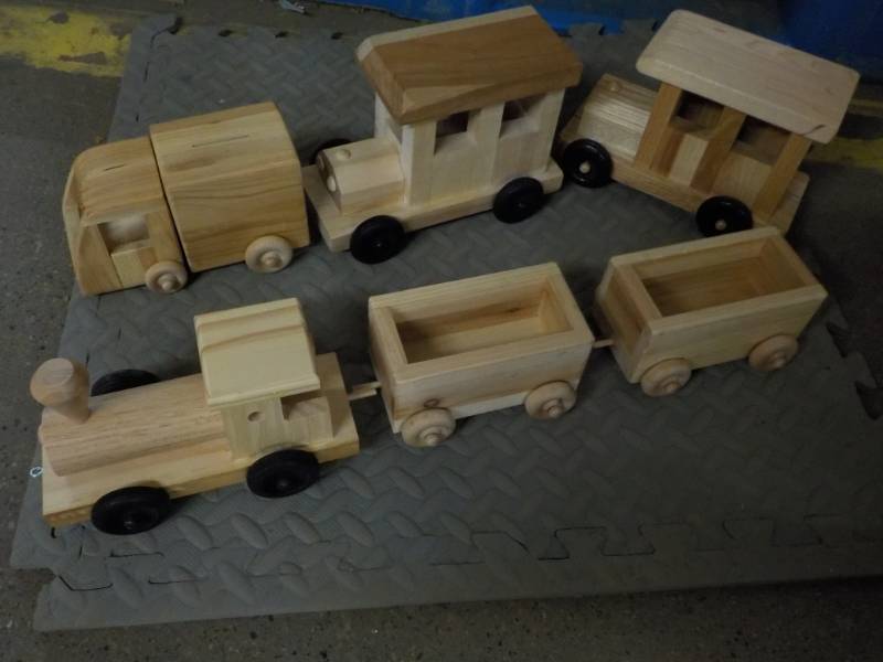 lot 130 image: Wood Toys...