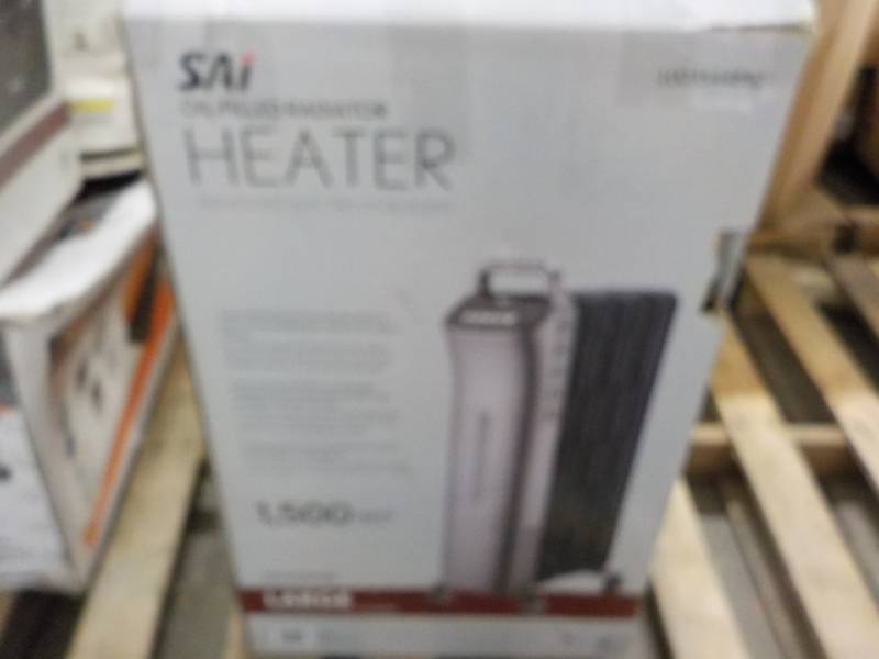 lot 145 image: SAI Oil filled Radiator Heater...