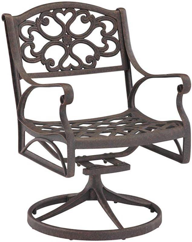 lot 163 image: Biscayne Black RockingSwivel Outdo...