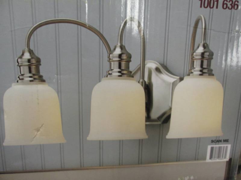 lot 25 image: Home Decorators Collection 3 Light ...