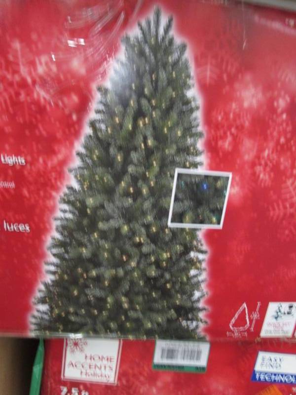 lot 41 image: Home Accents Holiday 7.5 ft Townsen...
