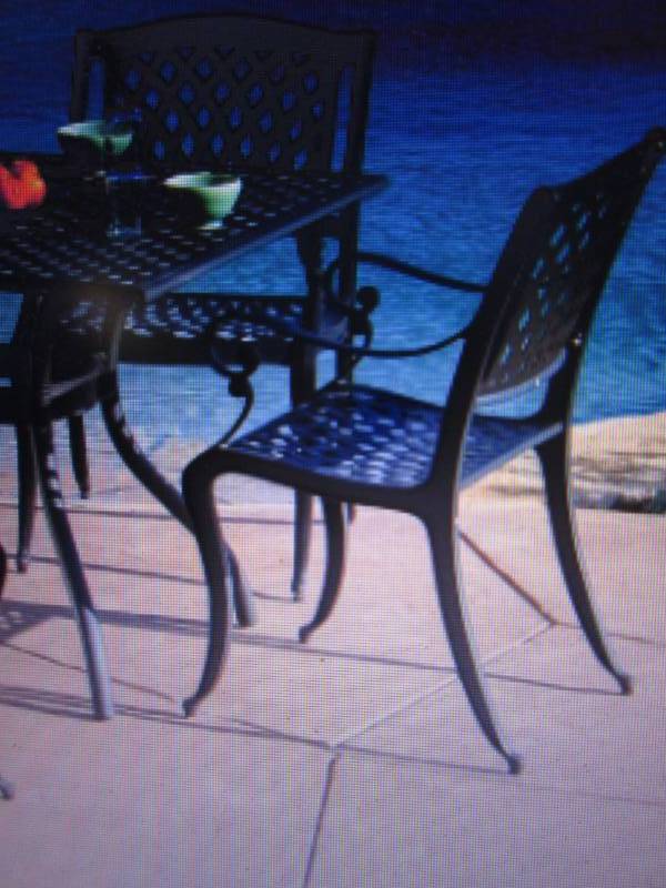 lot 98 image: 2 Hallandale Dining Chairs Black Al...