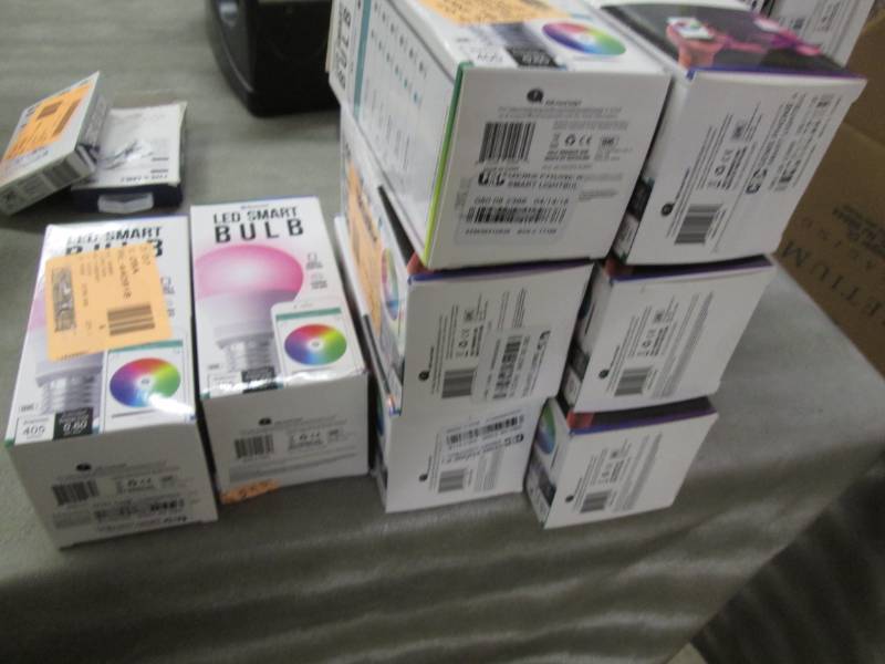 lot 208 image: 8- LED Smart Bulbs Retail $9.99ea...