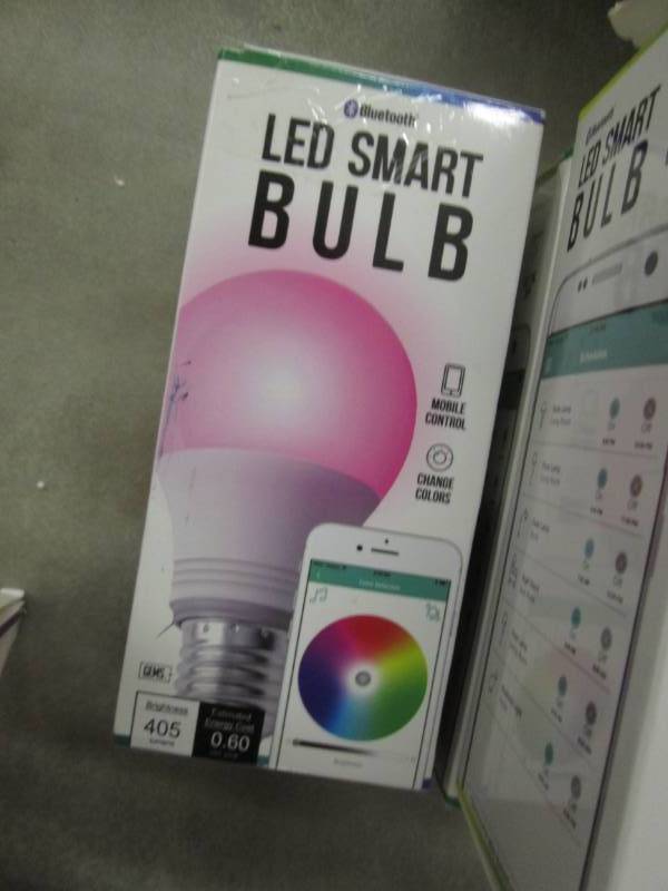 lot 209 image: 7- LED Smart Bulbs Retail $9.99ea...